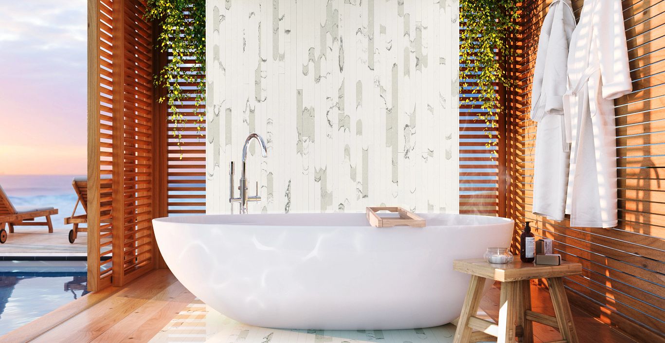 shower surround options - cambria quartz bathroom walls